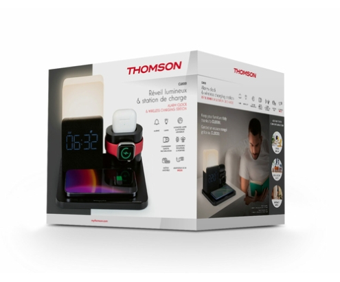 Thomson CL800i Reloj despertador digital Negro