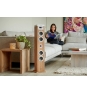 Thomson DS121CD sistema de audio para el hogar Torre de sonido para uso doméstico 10 W Blanco, Madera