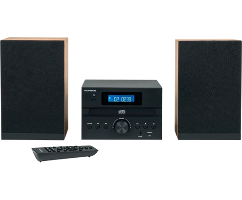 Thomson MIC122BT Microcadena de música para uso doméstico 10 W Negro, Plata