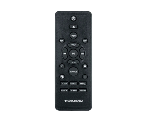 Thomson MIC122BT Microcadena de música para uso doméstico 10 W Negro, Plata