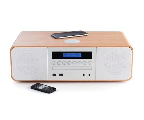 Thomson MIC201IBT sistema de audio para el hogar Microcadena de música para uso doméstico 50 W Blanco