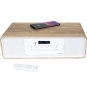 Thomson MIC301IBT sistema de audio para el hogar Microcadena de música para uso doméstico 10 W Blanco, Madera
