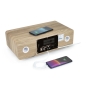 Thomson MIC301IBT sistema de audio para el hogar Microcadena de música para uso doméstico 10 W Blanco, Madera