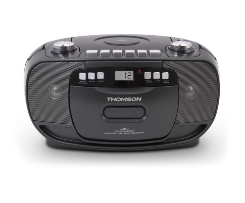 Thomson RK200CD sistema estéreo portátil Analógica 2,4 W AM, FM Negro Reproducción MP3