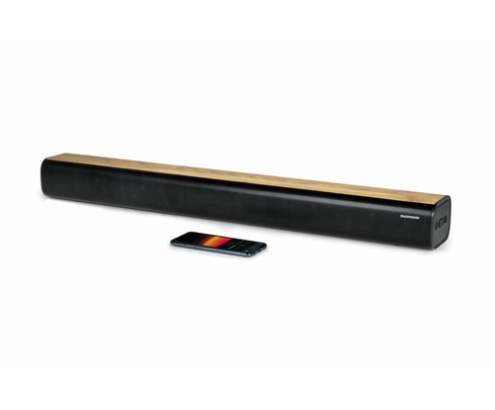Thomson SB402BT altavoz soundbar Negro, Madera 200 W