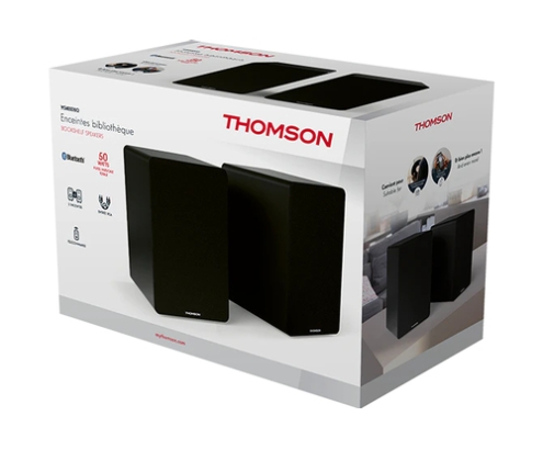 Thomson WS400DUO altavoz De 2 vías Negro Inalámbrico y alámbrico 50 W