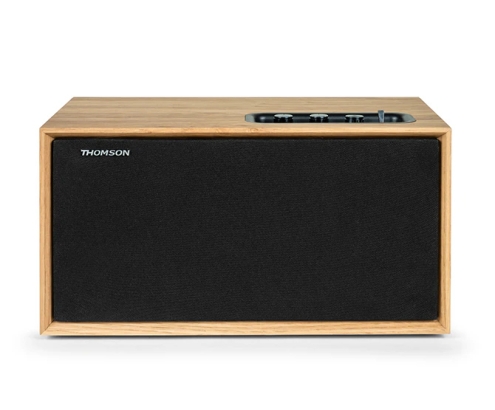 Thomson WS502 sistema de audio para el hogar Microcadena de música para uso doméstico Negro, Madera