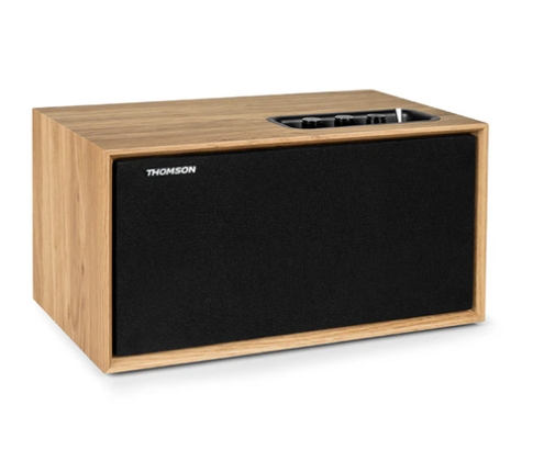 Thomson WS502 sistema de audio para el hogar Microcadena de música para uso doméstico Negro, Madera