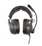 Thrustmaster 4060196 auricular y casco Auriculares Alámbrico Aviación/Control de tráfico aéreo Gris