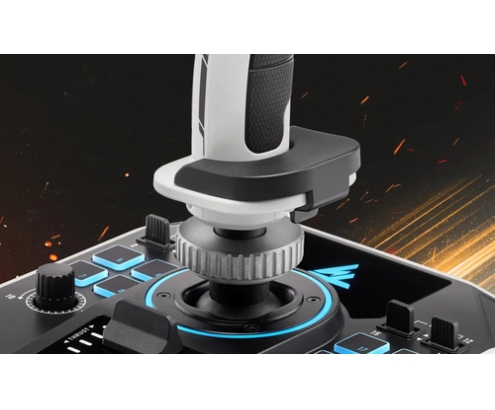 Thrustmaster Sol-R 1 Negro, Blanco USB Palanca de vuelo Analógico/Digital PC