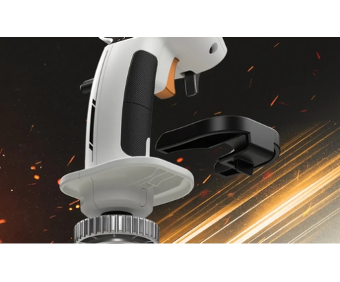 Thrustmaster Sol-R 1 Negro, Blanco USB Palanca de vuelo Analógico/Digital PC