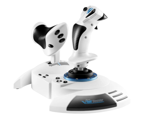 Thrustmaster T.Flight Hotas 5 Microsoft Flight Simulator Edition Blanco USB Simulador de Vuelo Digital PC, PlayStation 5, PlayStation 4