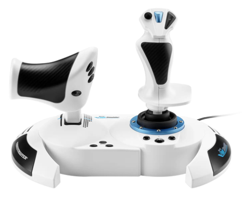 Thrustmaster T.Flight Hotas 5 Microsoft Flight Simulator Edition Blanco USB Simulador de Vuelo Digital PC, PlayStation 5, PlayStation 4