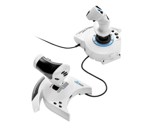 Thrustmaster T.Flight Hotas 5 Microsoft Flight Simulator Edition Blanco USB Simulador de Vuelo Digital PC, PlayStation 5, PlayStation 4