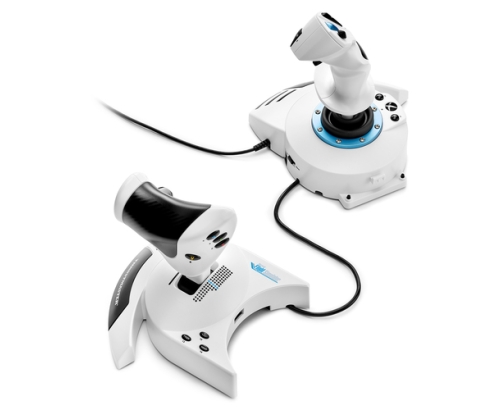 Thrustmaster T.Flight Hotas One Microsoft Flight Simulator Edition Negro, Blanco USB Joystick/Palanca de control lateral + cuadrante de aceleración P