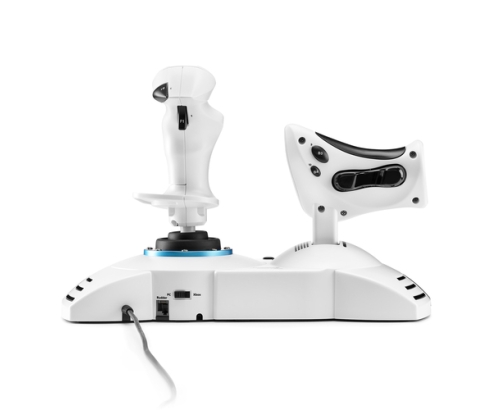Thrustmaster T.Flight Hotas One Microsoft Flight Simulator Edition Negro, Blanco USB Joystick/Palanca de control lateral + cuadrante de aceleración P