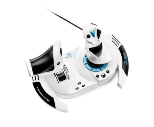Thrustmaster T.Flight Hotas One Microsoft Flight Simulator Edition Negro, Blanco USB Joystick/Palanca de control lateral + cuadrante de aceleración P