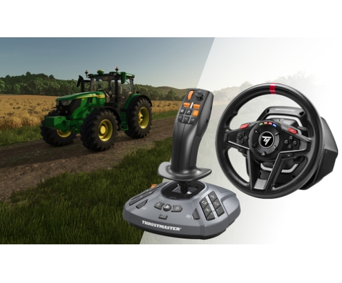 Thrustmaster T128 SimTask Farming Pack Negro Volante + pedales + palanca de cambios PC, PlayStation 4, PlayStation 5