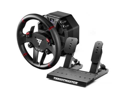 Thrustmaster T598 Negro, Rojo USB Volante + Pedales PC, PlayStation 4, PlayStation 5