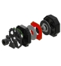 Thrustmaster T598X Negro USB Volante + Pedales Analógico/Digital PC, Xbox