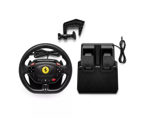 Thrustmaster T98-P FERRARI 296 GTB Negro Volante + Pedales PC, PlayStation 4, PlayStation 5