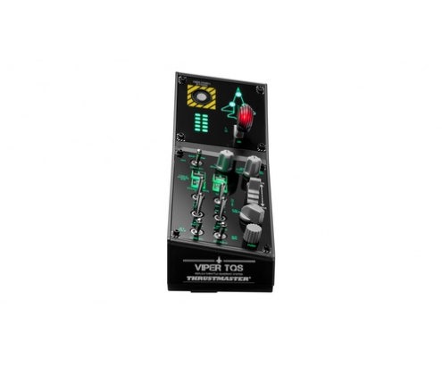 Thrustmaster VIPER Panel Negro USB Joystick/Palanca de control lateral + cuadrante de aceleración PC