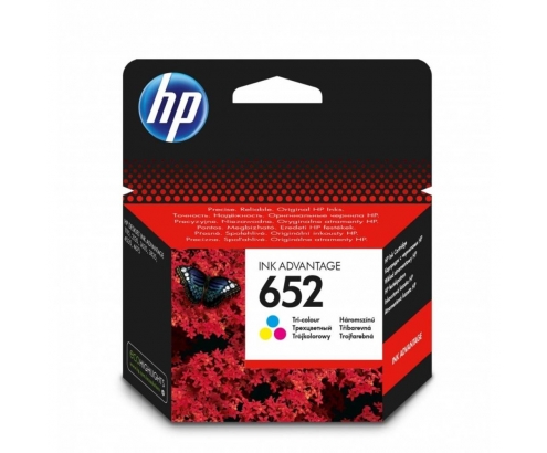 TINTA HP F6V24AE 652 TRICOLOR