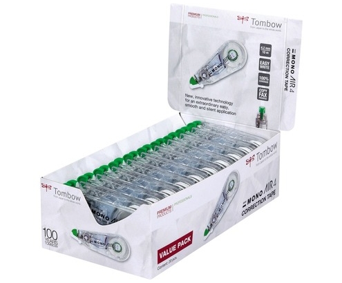 Tombow CT-CA4-20 corrección de películo/cinta 10 m Verde, Transparente, Blanco 20 pieza(s)