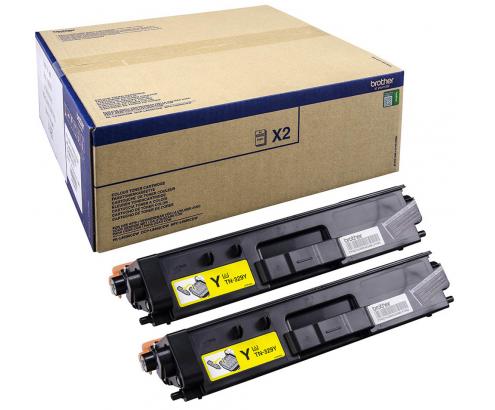 TONER BROTHER 2 UNIDADES AMARILLO TN329YTWIN