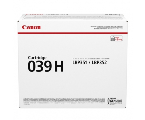 TONER CANON 039H NEGRO 0288C001