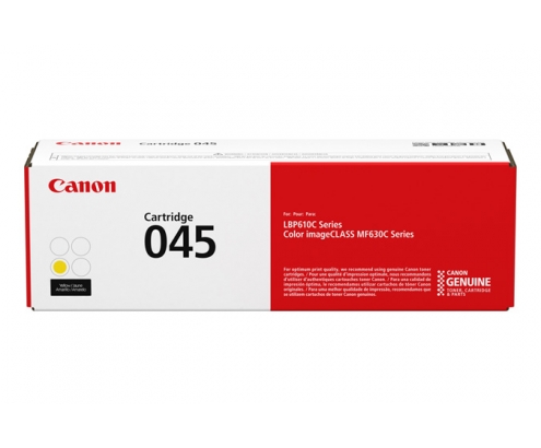 TONER CANON 045 AMARILLO 1300 PAGINAS LBP611 1239C022