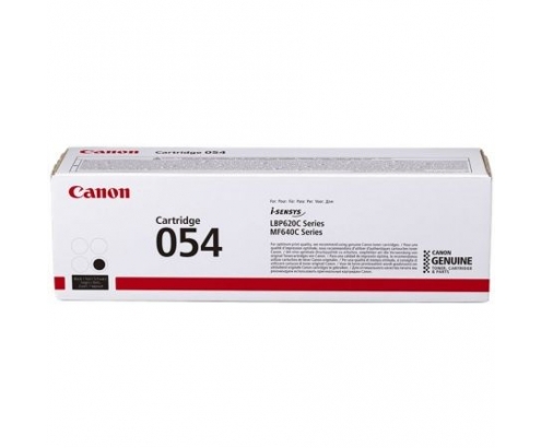 TONER CANON 054 BK 1500 PAGINAS COMPATIBLE SEGUN ESPECIFICACIONES NEGRO 3024C002