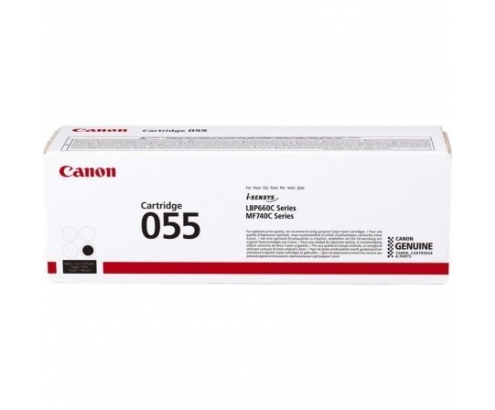 TONER CANON 055 BK 2300 PAGINAS COMPATIBLE SEGUN ESPECIFICACIONES NEGRO 3016C002
