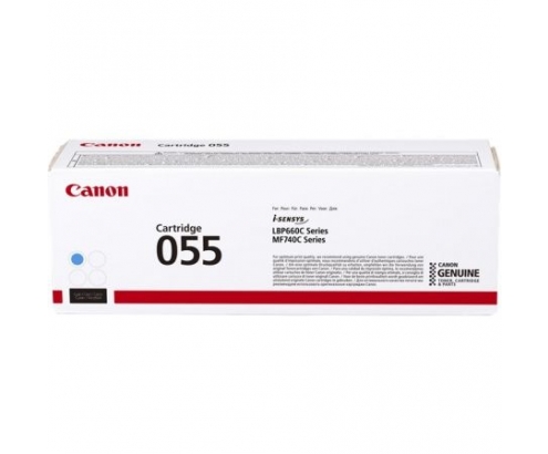TONER CANON 055 C 2100 PAGINAS COMPATIBLE SEGUN ESPECIFICACIONES CIAN 3015C002