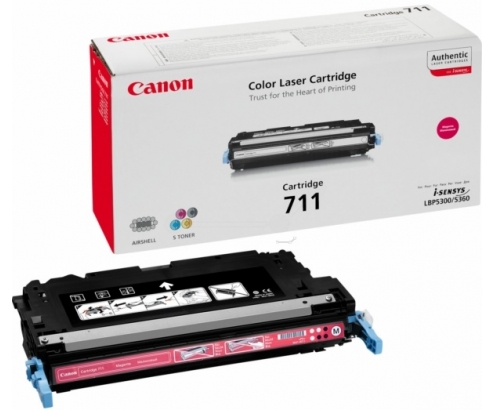 TONER CANON 711 MAGENTA 1658B002 