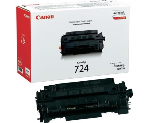 TONER CANON CRG-724H NEGRO 3481B002