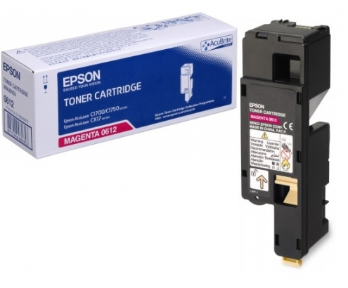TONER EPSON AL-C1700/C1750/CX17 MAGENTA ALTA CAPACIDAD C13S050612