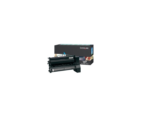 Toner lexmark 1 pieza original cian C780A1CG