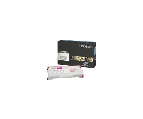 Toner lexmark 1 pieza original magenta 20K1401