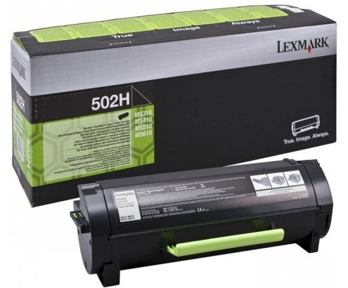 TONER LEXMARK 502H NEGRO ALTA CAPACIDAD 50F2H00