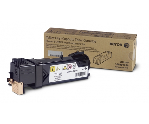 Toner xerox amarillo de capacidad normal 2500 paginas 106R01454