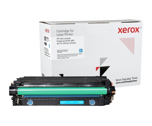 Toner xerox cian everyday compatible con hp CE341A CE271A CE741A equivalente de 16000 paginas 006R04148
