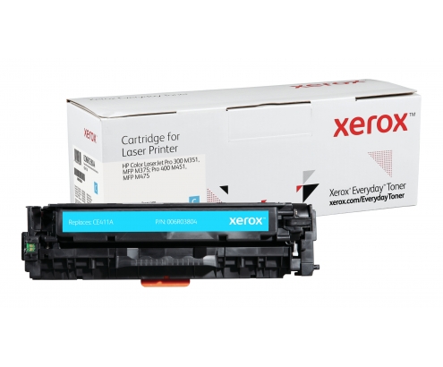 Toner xerox cian everyday compatible con hp CE411A equivalente de 2600 paginas 006R03804
