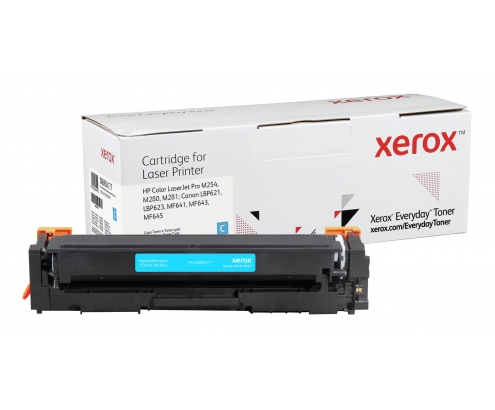 Toner xerox cian everyday compatible con hp CF541A CRG-054C equivalente de 1300 paginas 006R04177