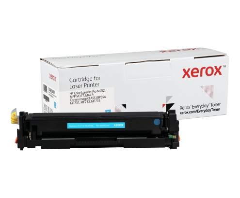 Toner xerox cian everyday HP CF411A CRG-046C equivalente de 2300 paginas 006R03697