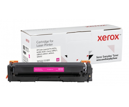 Toner xerox magenta everyday compatible con hp CF543X CRG-054HM equivalente de 2500 paginas 006R04183