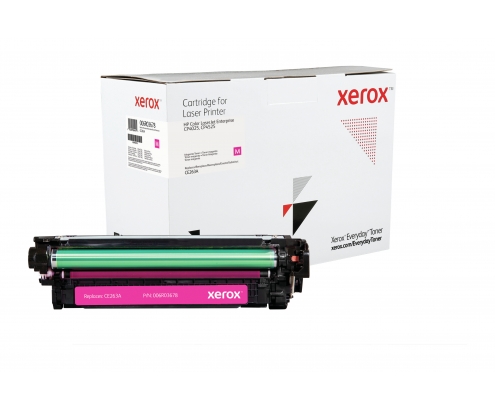Toner xerox magenta everyday HP CE263A equivalente de 11000 paginas 006R03678