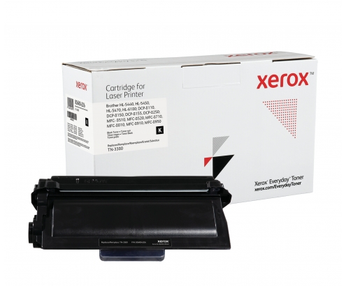 Toner xerox mono everyday compatible con brother TN-3380 equivalente de 8000 paginas 006R04206