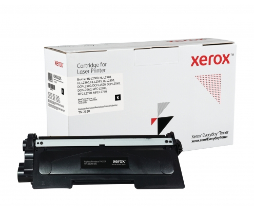 Toner xerox mono everyday negro compatible con brother TN-2320 equivalente de 2600 paginas 006R04205