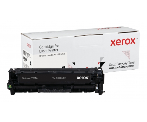 Toner xerox negro everyday compatible con hp CF380A equivalente de 2400 paginas 006R03817